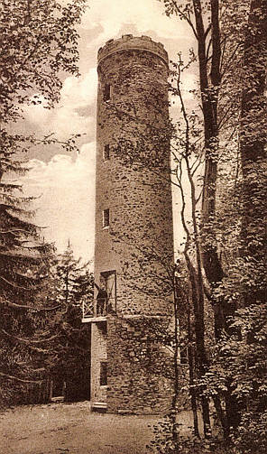 Kaiser Wilhelm II Turm, Postkarte von 1932