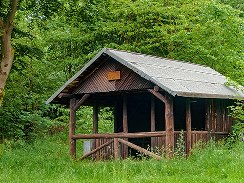 Öffentliche Schutzhütte Staffelhütte in Biedenkopf. 